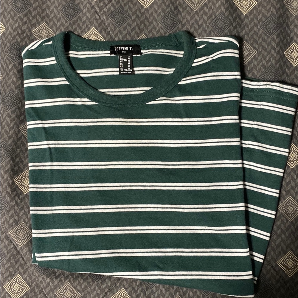 Green Striped Tee